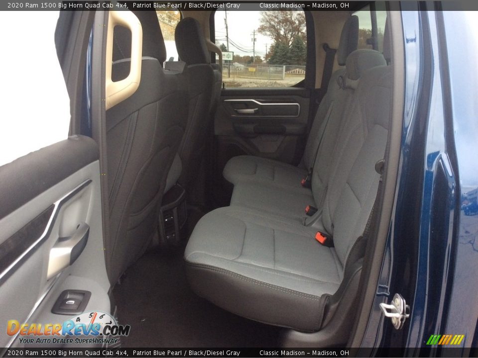 2020 Ram 1500 Big Horn Quad Cab 4x4 Patriot Blue Pearl / Black/Diesel Gray Photo #16