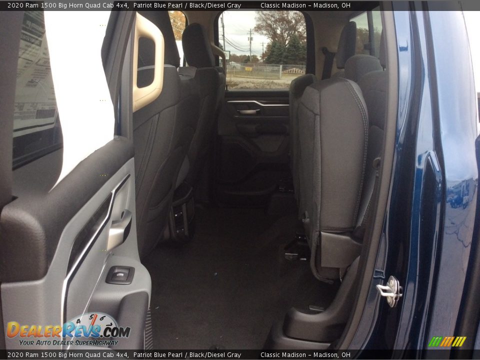 2020 Ram 1500 Big Horn Quad Cab 4x4 Patriot Blue Pearl / Black/Diesel Gray Photo #17