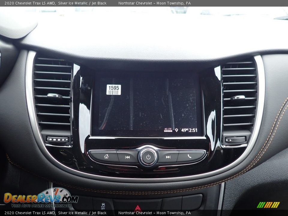 2020 Chevrolet Trax LS AWD Silver Ice Metallic / Jet Black Photo #18