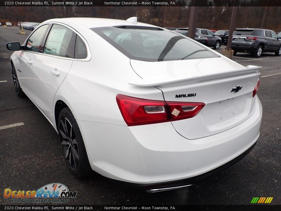 2020 Chevrolet Malibu RS Summit White / Jet Black Photo #3