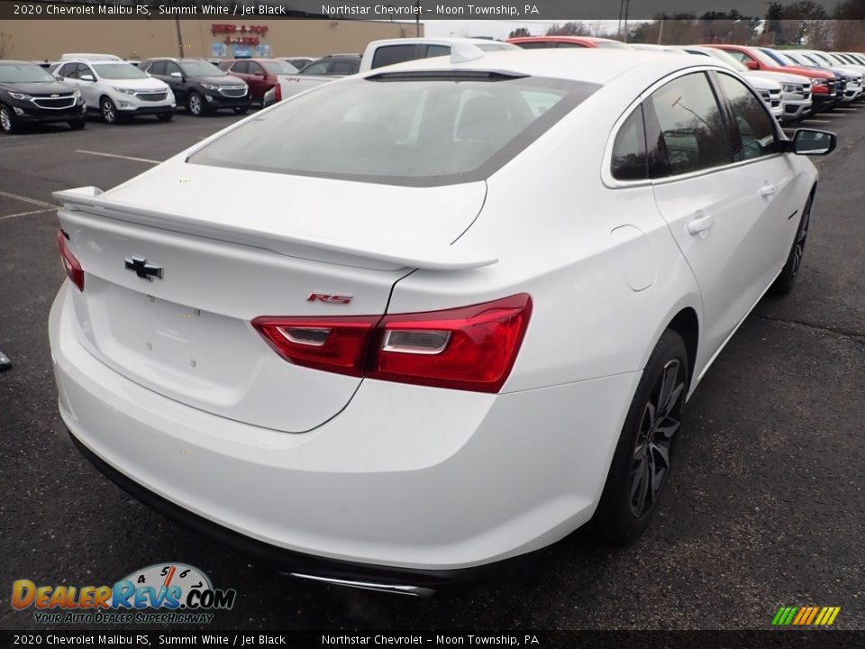 2020 Chevrolet Malibu RS Summit White / Jet Black Photo #5