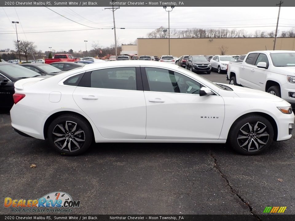 2020 Chevrolet Malibu RS Summit White / Jet Black Photo #6