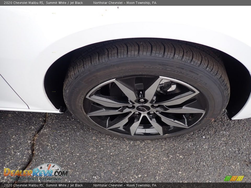 2020 Chevrolet Malibu RS Summit White / Jet Black Photo #9