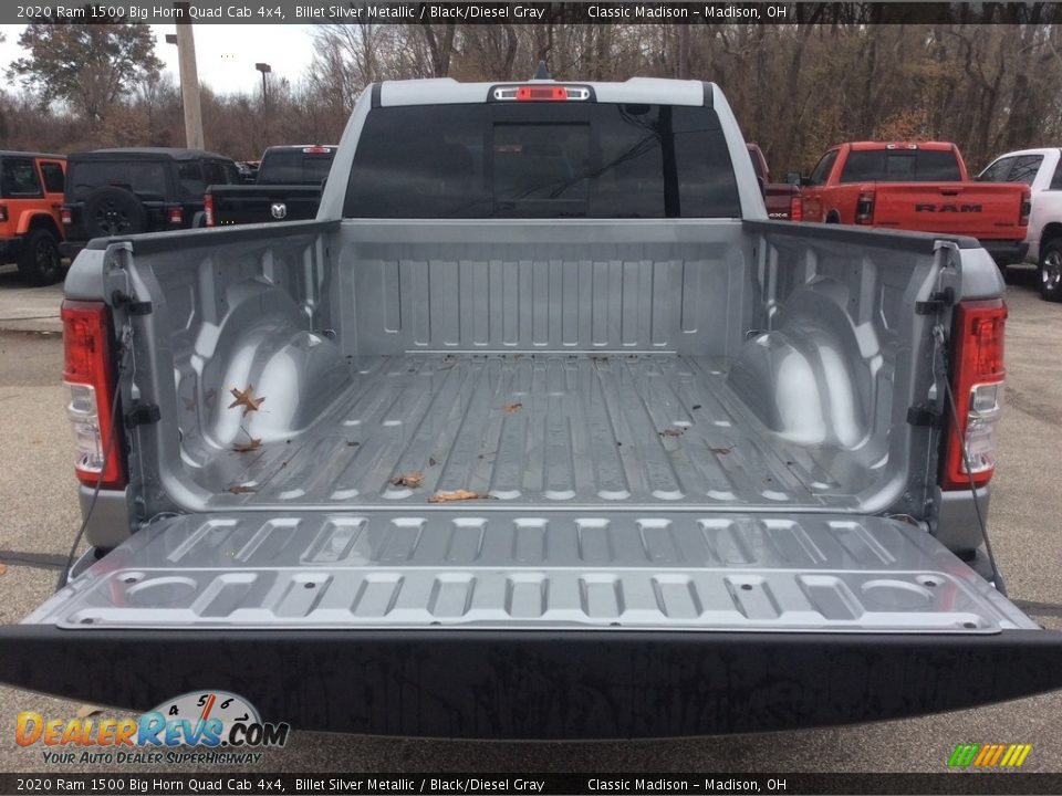 2020 Ram 1500 Big Horn Quad Cab 4x4 Billet Silver Metallic / Black/Diesel Gray Photo #9