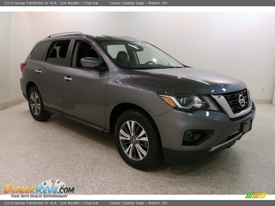 2019 Nissan Pathfinder SV 4x4 Gun Metallic / Charcoal Photo #1