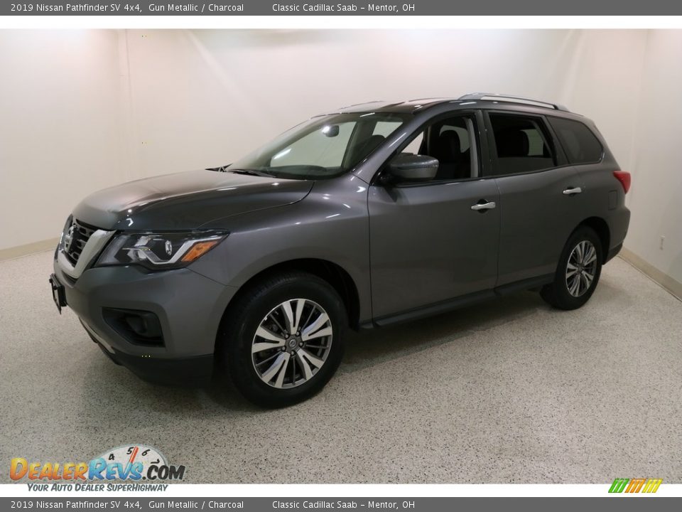 2019 Nissan Pathfinder SV 4x4 Gun Metallic / Charcoal Photo #3