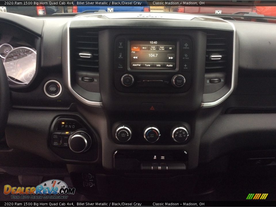 2020 Ram 1500 Big Horn Quad Cab 4x4 Billet Silver Metallic / Black/Diesel Gray Photo #14