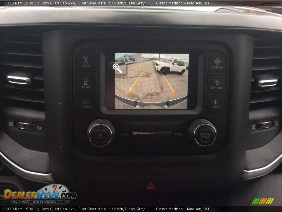 2020 Ram 1500 Big Horn Quad Cab 4x4 Billet Silver Metallic / Black/Diesel Gray Photo #15
