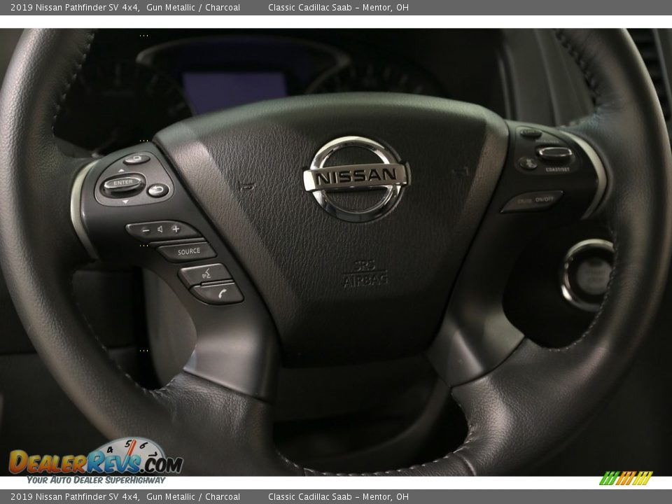 2019 Nissan Pathfinder SV 4x4 Gun Metallic / Charcoal Photo #7