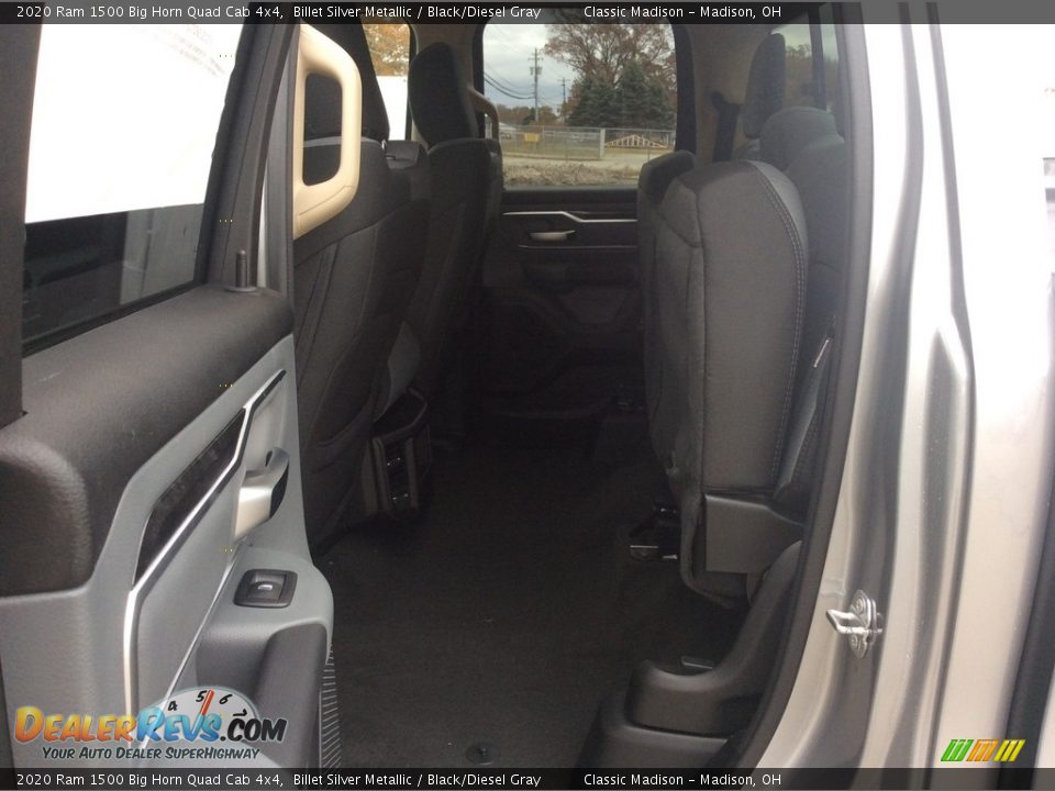 2020 Ram 1500 Big Horn Quad Cab 4x4 Billet Silver Metallic / Black/Diesel Gray Photo #17