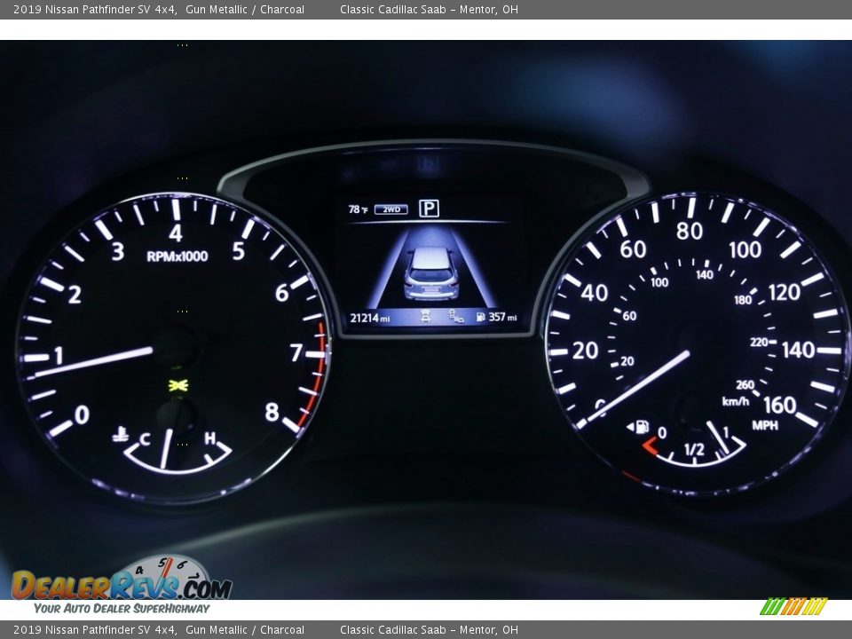 2019 Nissan Pathfinder SV 4x4 Gun Metallic / Charcoal Photo #8
