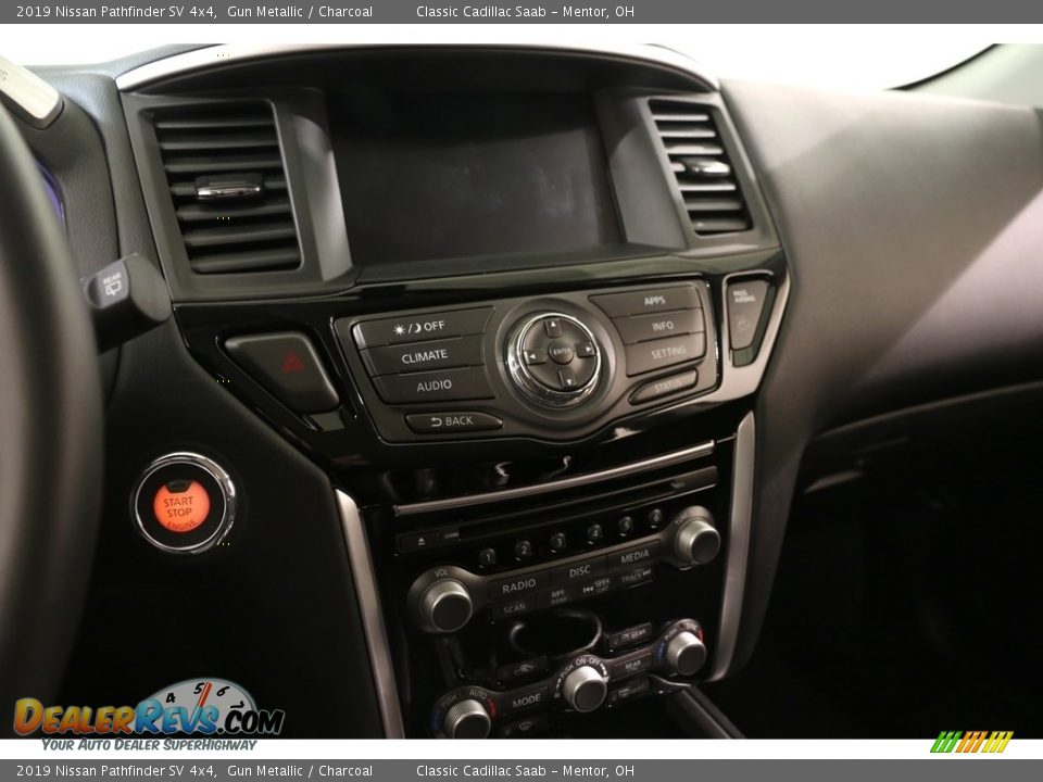 2019 Nissan Pathfinder SV 4x4 Gun Metallic / Charcoal Photo #9