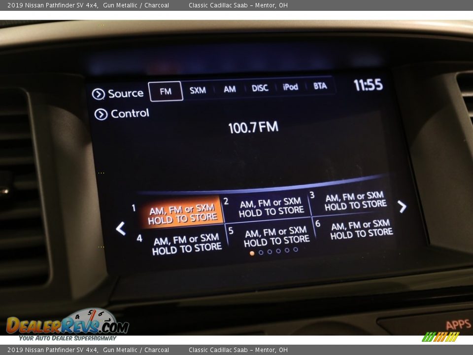 2019 Nissan Pathfinder SV 4x4 Gun Metallic / Charcoal Photo #11