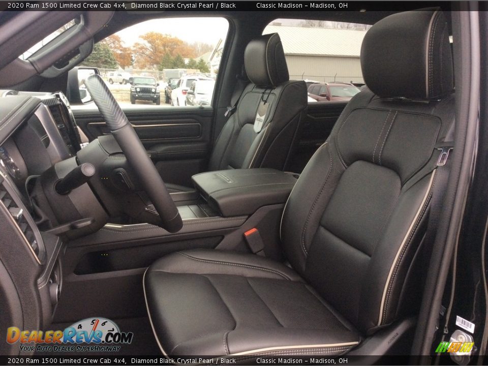 2020 Ram 1500 Limited Crew Cab 4x4 Diamond Black Crystal Pearl / Black Photo #2
