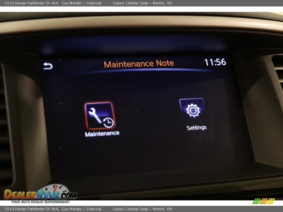 2019 Nissan Pathfinder SV 4x4 Gun Metallic / Charcoal Photo #14