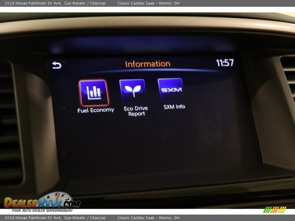 2019 Nissan Pathfinder SV 4x4 Gun Metallic / Charcoal Photo #15