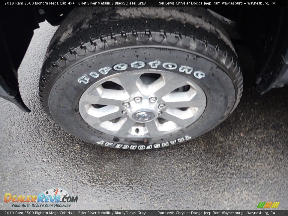 2019 Ram 2500 Bighorn Mega Cab 4x4 Billet Silver Metallic / Black/Diesel Gray Photo #2