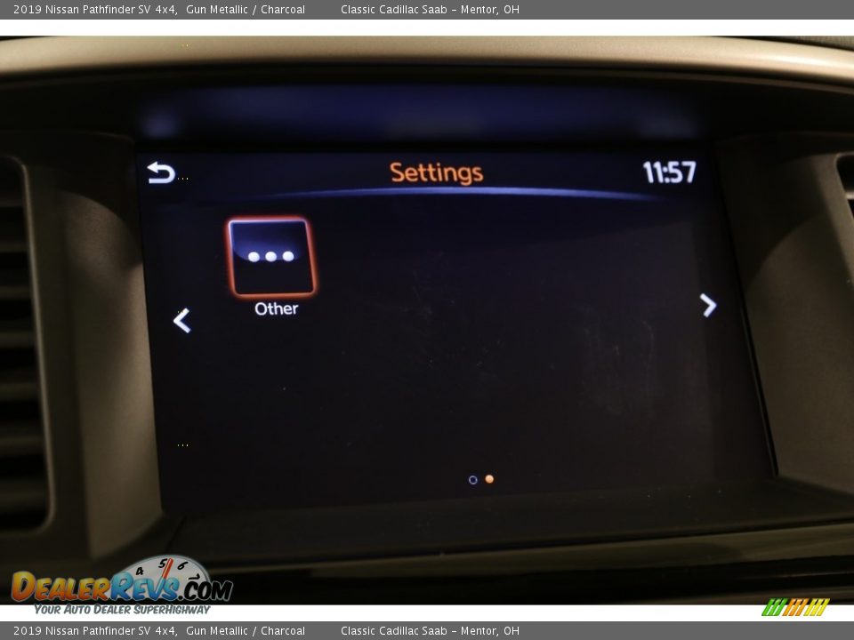 2019 Nissan Pathfinder SV 4x4 Gun Metallic / Charcoal Photo #18