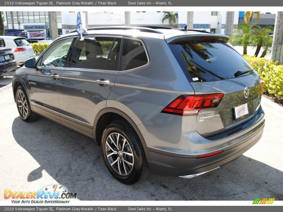 2019 Volkswagen Tiguan SE Platinum Gray Metallic / Titan Black Photo #6