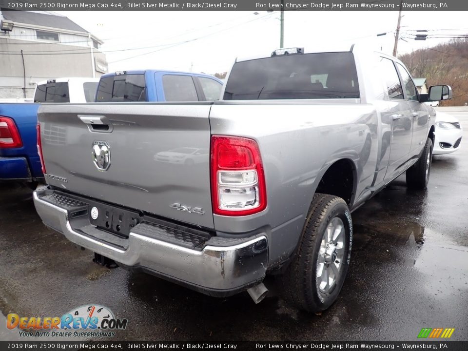 2019 Ram 2500 Bighorn Mega Cab 4x4 Billet Silver Metallic / Black/Diesel Gray Photo #5