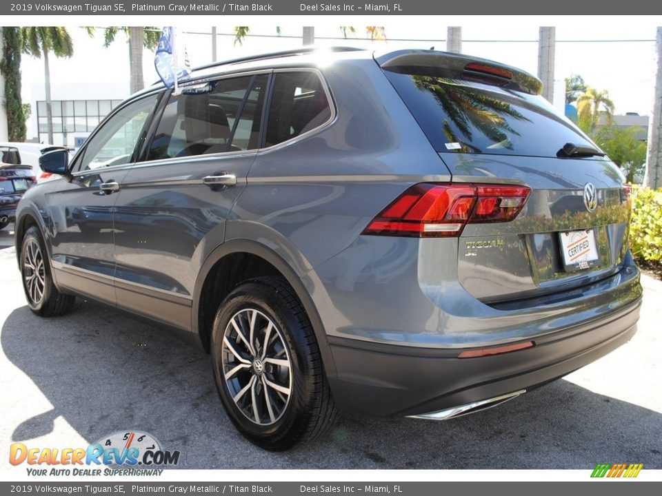 2019 Volkswagen Tiguan SE Platinum Gray Metallic / Titan Black Photo #7