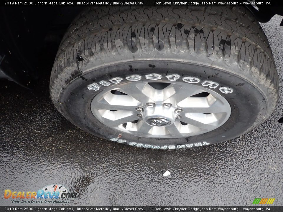 2019 Ram 2500 Bighorn Mega Cab 4x4 Billet Silver Metallic / Black/Diesel Gray Photo #7