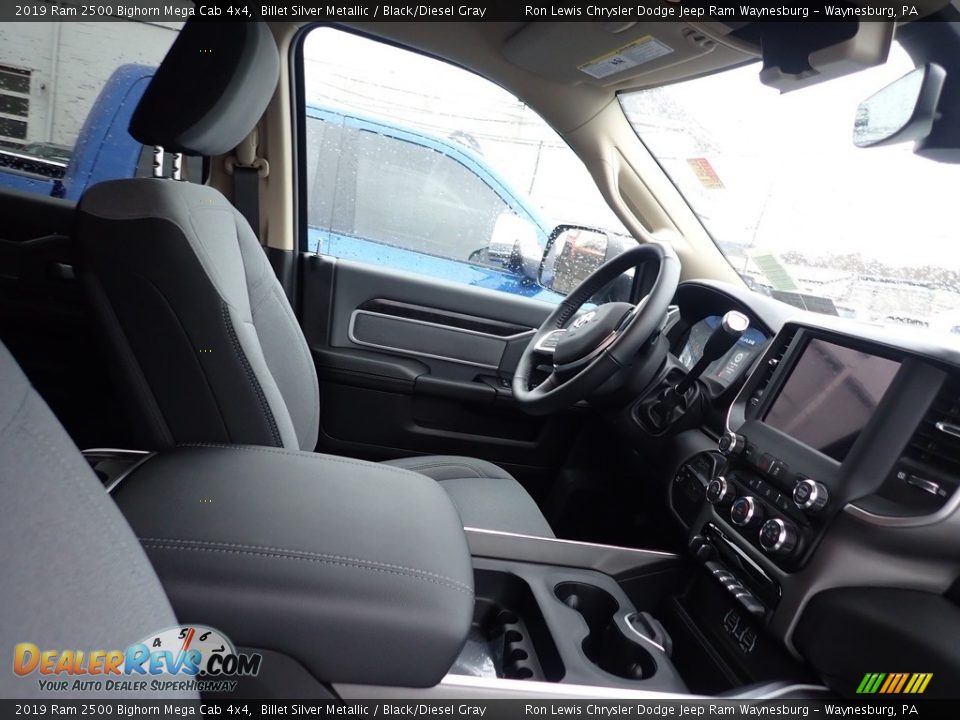 2019 Ram 2500 Bighorn Mega Cab 4x4 Billet Silver Metallic / Black/Diesel Gray Photo #8