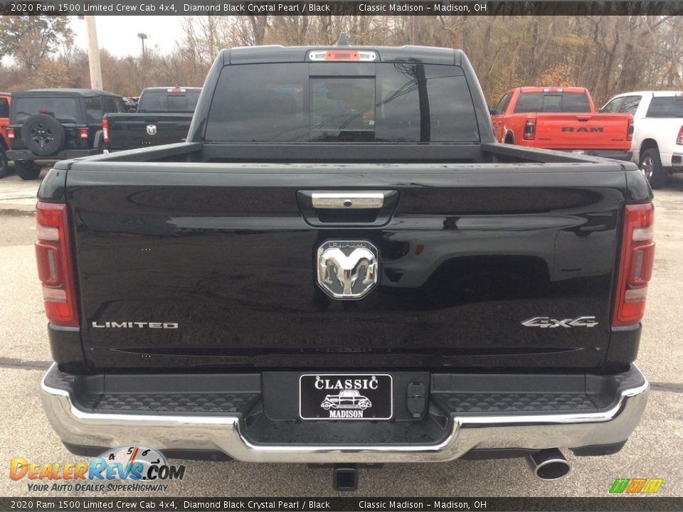 2020 Ram 1500 Limited Crew Cab 4x4 Diamond Black Crystal Pearl / Black Photo #9