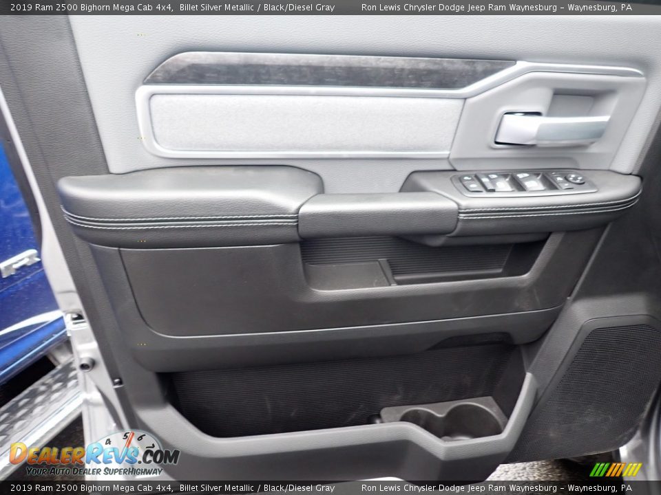 2019 Ram 2500 Bighorn Mega Cab 4x4 Billet Silver Metallic / Black/Diesel Gray Photo #11