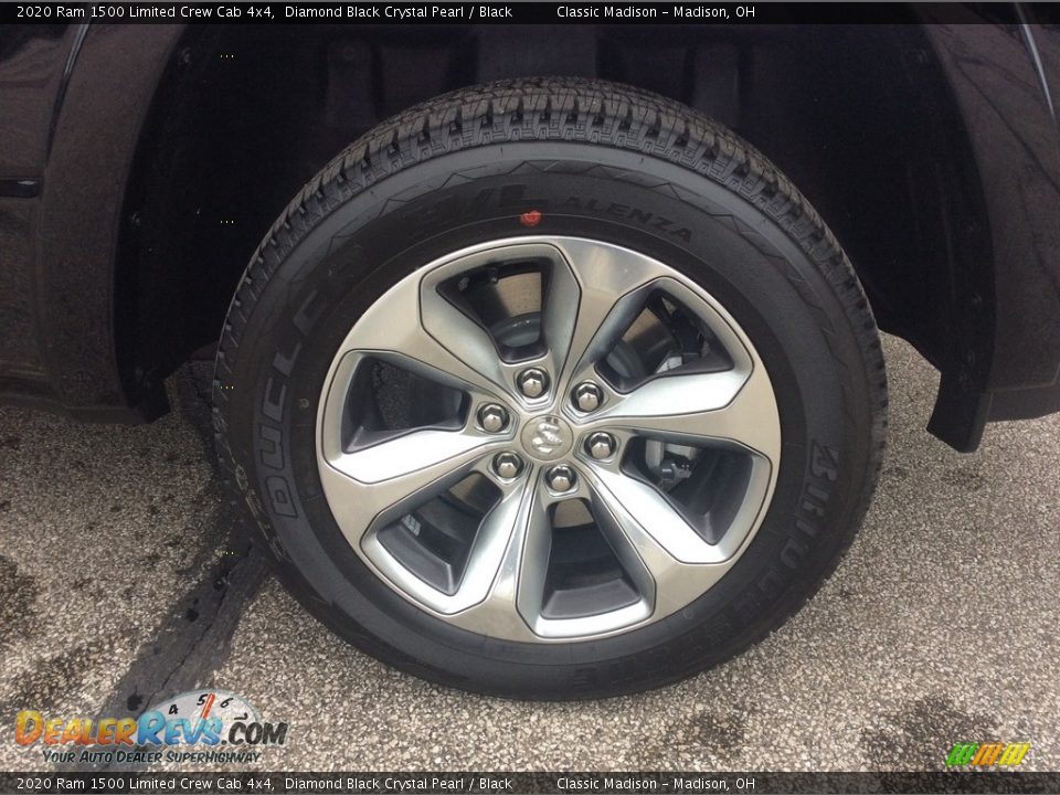 2020 Ram 1500 Limited Crew Cab 4x4 Diamond Black Crystal Pearl / Black Photo #11