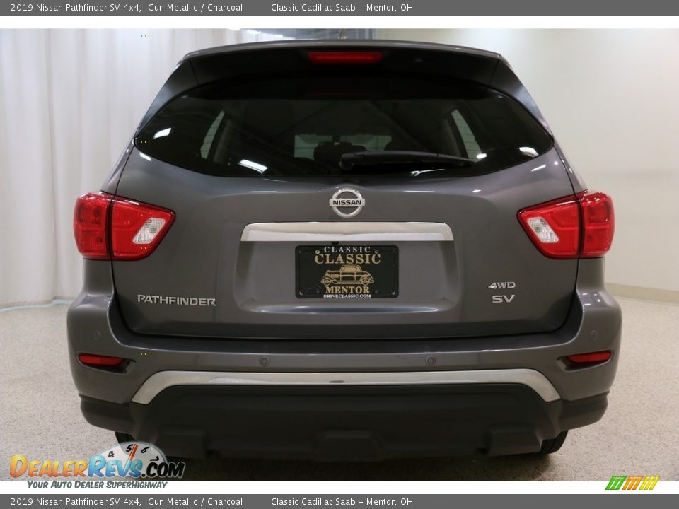 2019 Nissan Pathfinder SV 4x4 Gun Metallic / Charcoal Photo #28