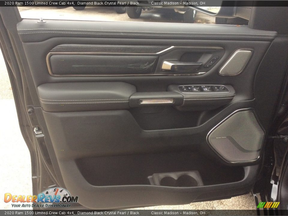 2020 Ram 1500 Limited Crew Cab 4x4 Diamond Black Crystal Pearl / Black Photo #12
