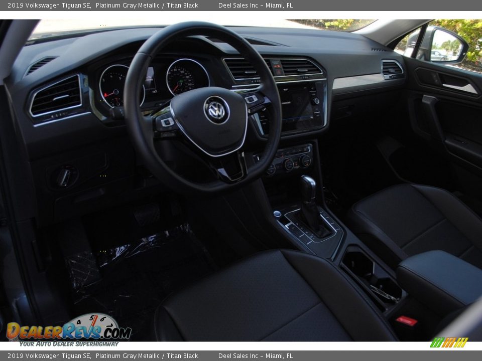 2019 Volkswagen Tiguan SE Platinum Gray Metallic / Titan Black Photo #15