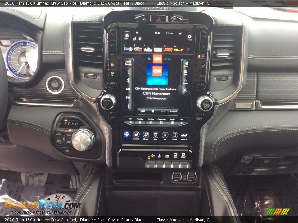 2020 Ram 1500 Limited Crew Cab 4x4 Diamond Black Crystal Pearl / Black Photo #15