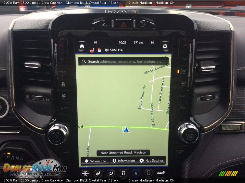 2020 Ram 1500 Limited Crew Cab 4x4 Diamond Black Crystal Pearl / Black Photo #16