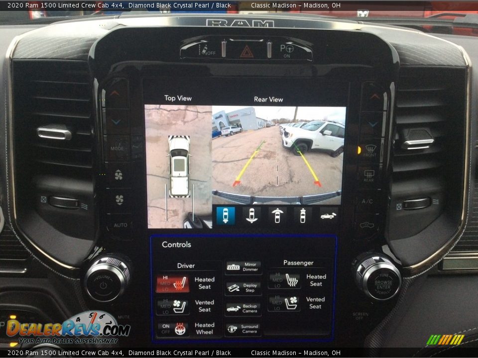 2020 Ram 1500 Limited Crew Cab 4x4 Diamond Black Crystal Pearl / Black Photo #17