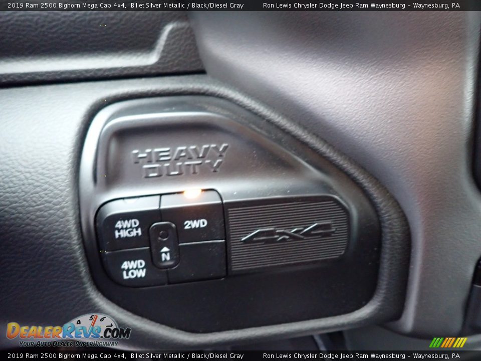 2019 Ram 2500 Bighorn Mega Cab 4x4 Billet Silver Metallic / Black/Diesel Gray Photo #20