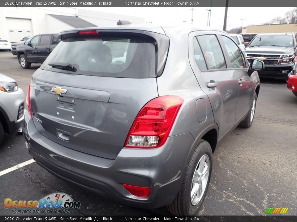 2020 Chevrolet Trax LS AWD Satin Steel Metallic / Jet Black Photo #5