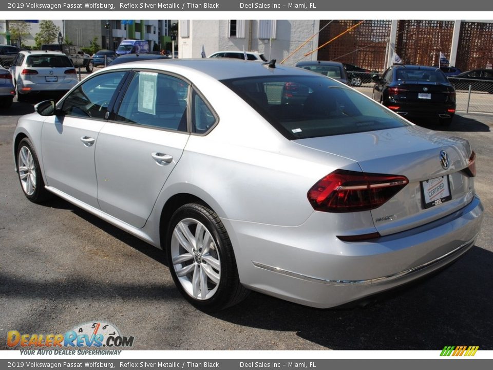 2019 Volkswagen Passat Wolfsburg Reflex Silver Metallic / Titan Black Photo #6