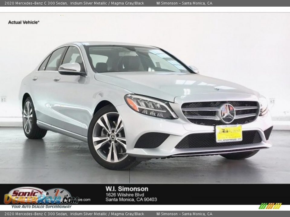 2020 Mercedes-Benz C 300 Sedan Iridium Silver Metallic / Magma Gray/Black Photo #1