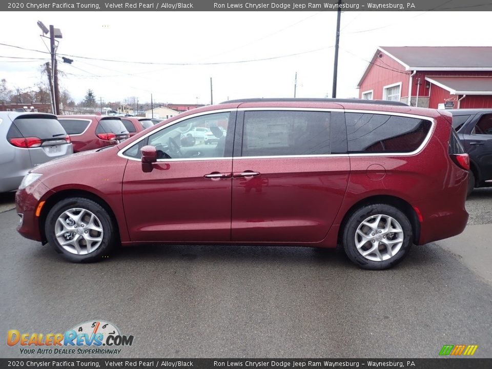 2020 Chrysler Pacifica Touring Velvet Red Pearl / Alloy/Black Photo #2