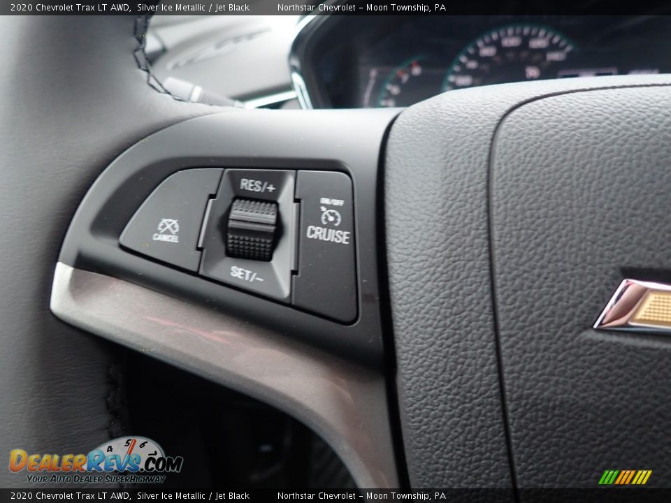 2020 Chevrolet Trax LT AWD Silver Ice Metallic / Jet Black Photo #19