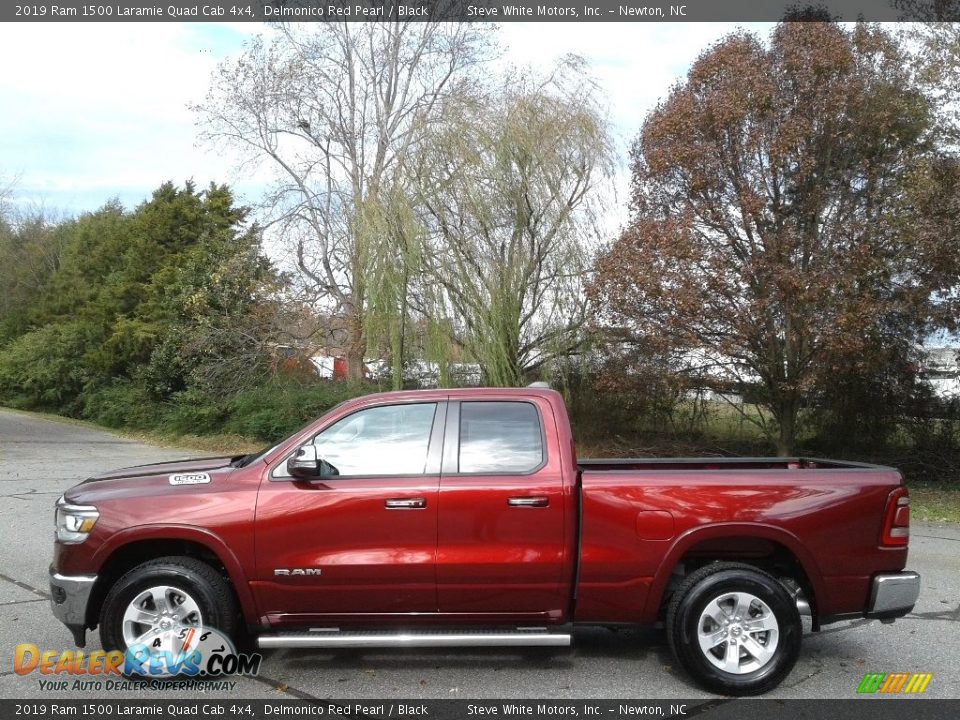 Delmonico Red Pearl 2019 Ram 1500 Laramie Quad Cab 4x4 Photo #1