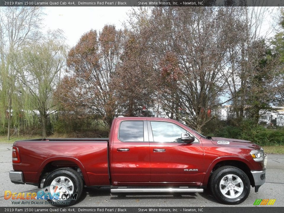 Delmonico Red Pearl 2019 Ram 1500 Laramie Quad Cab 4x4 Photo #5