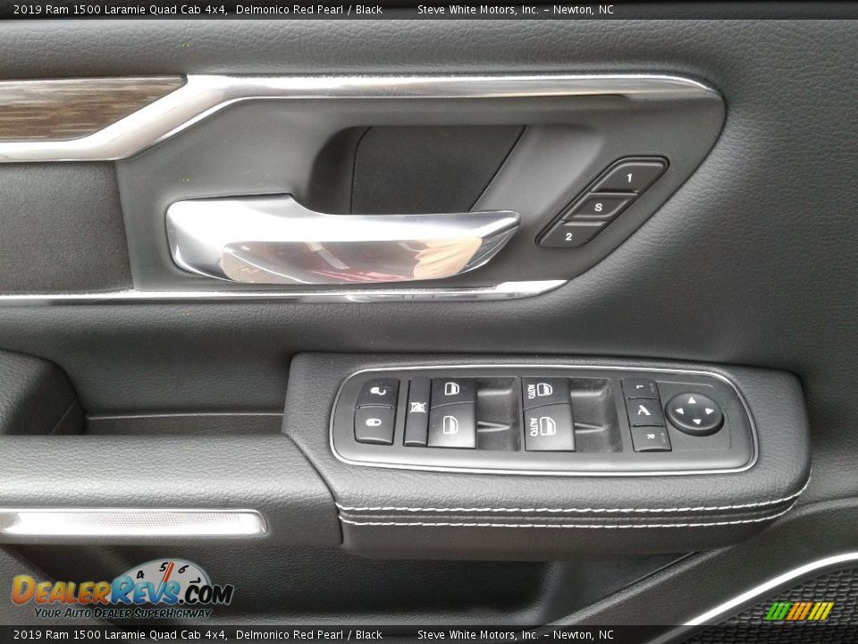 2019 Ram 1500 Laramie Quad Cab 4x4 Delmonico Red Pearl / Black Photo #9