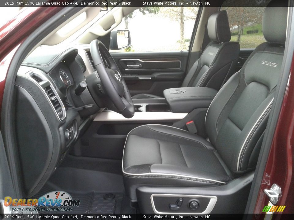 Front Seat of 2019 Ram 1500 Laramie Quad Cab 4x4 Photo #10