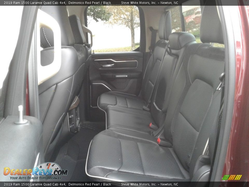 Rear Seat of 2019 Ram 1500 Laramie Quad Cab 4x4 Photo #11