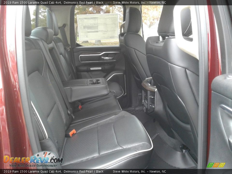 Rear Seat of 2019 Ram 1500 Laramie Quad Cab 4x4 Photo #13