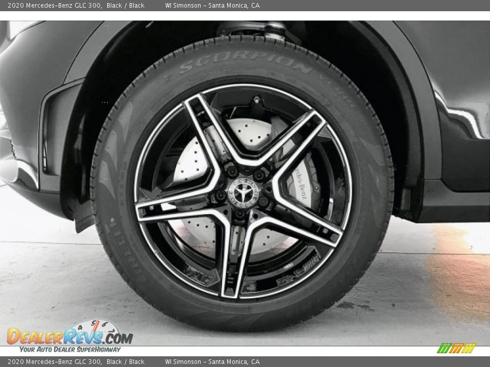 2020 Mercedes-Benz GLC 300 Black / Black Photo #9