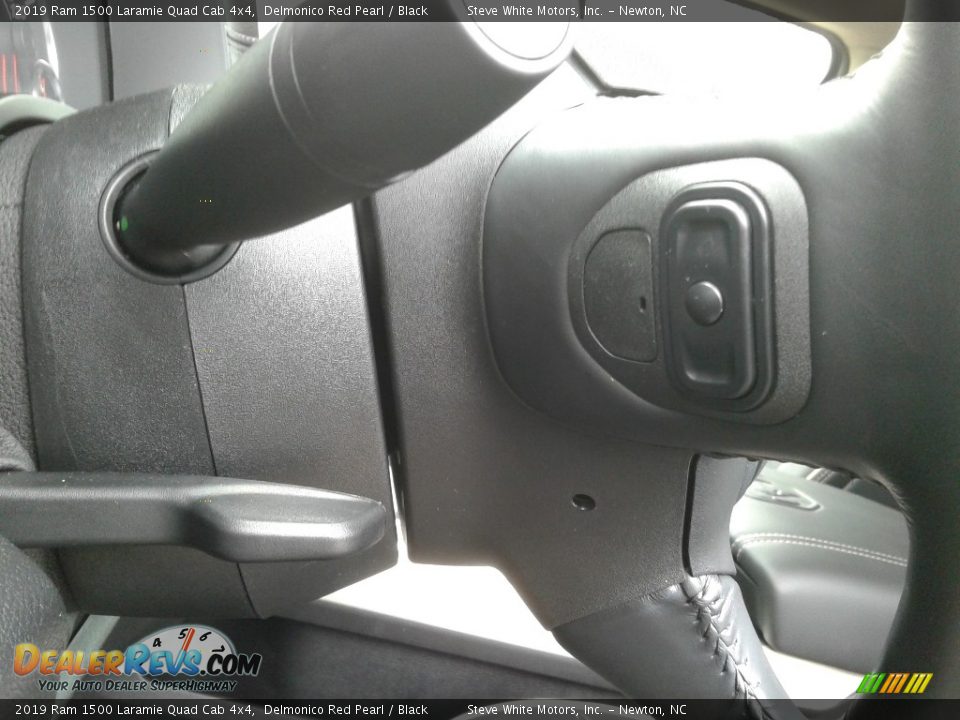 2019 Ram 1500 Laramie Quad Cab 4x4 Delmonico Red Pearl / Black Photo #16